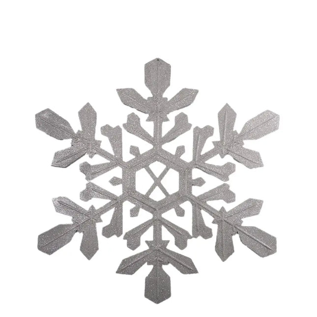 Hanging Large Silver Snowflake Statue LM Treasures - H