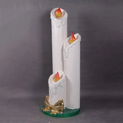 Holiday Candle Pillar Statue LM Treasures - H