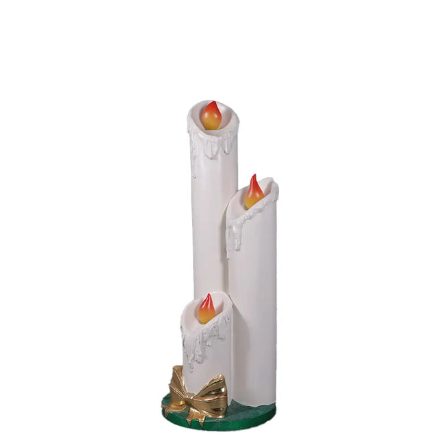 Holiday Candle Pillar Statue LM Treasures - H