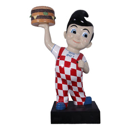 Large Boy Holding Hamburger Life Size Statue - LM Treasures 