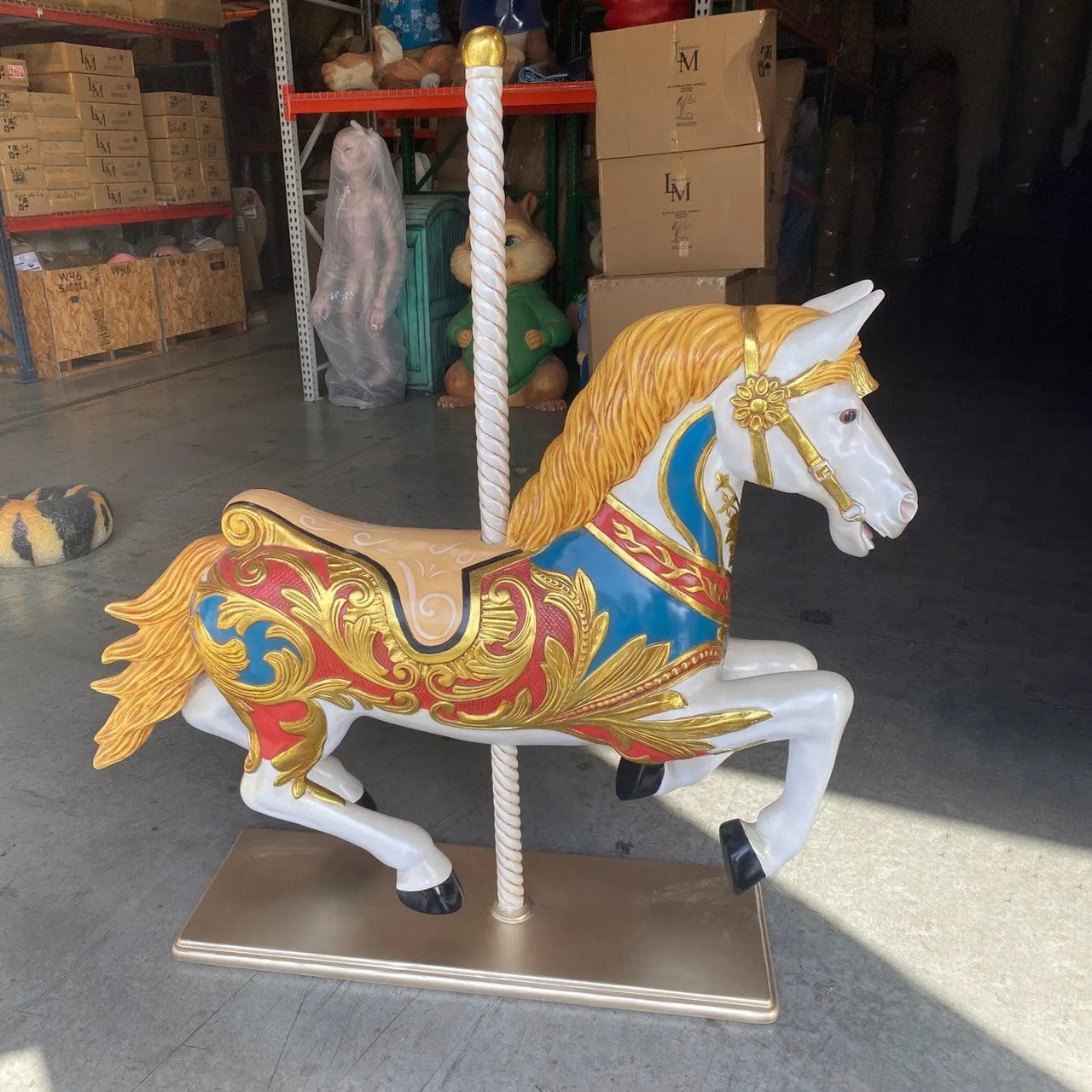 Carousel Horse Statue for Stunning, Unique Theme Decor – LM Treasures