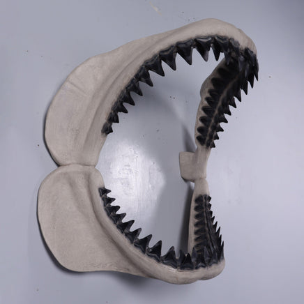 Hanging Megalodon Shark Jaw Statue - LM Treasures 