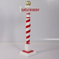 Santa's Workshop Sign