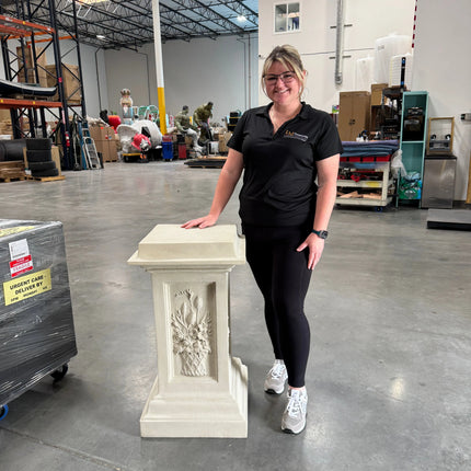 Spring Stone Finish Base Pedestal Statue LM Treasures - H