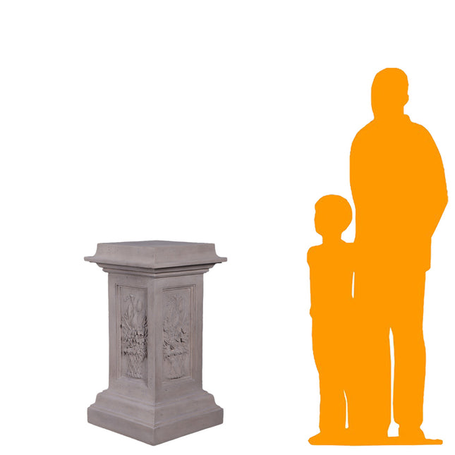 Spring Stone Finish Base Pedestal Statue