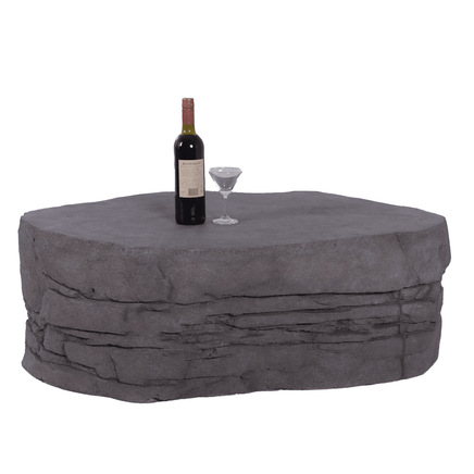 Rock Table Chair Life Size Statue - LM Treasures 