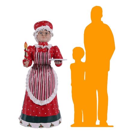 Miss Santa Claus Christmas Life Size Statue - LM Treasures 