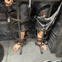 Tortured Man In Cage Life Size Statue - LM Treasures 