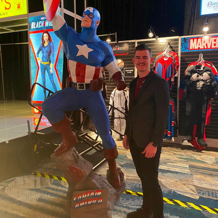 Marvel Comics Captain America Life Size Statue Disney 1:1