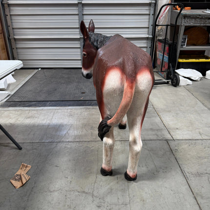 Brown Donkey Burro Statue Christmas Nativity Prop LM Treasures - A