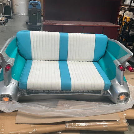 Turquoise Cadillac Car Sofa Life Size Statue LM Treasures - A