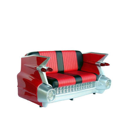 Red Cadillac Car Sofa Life Size Statue - LM Treasures 