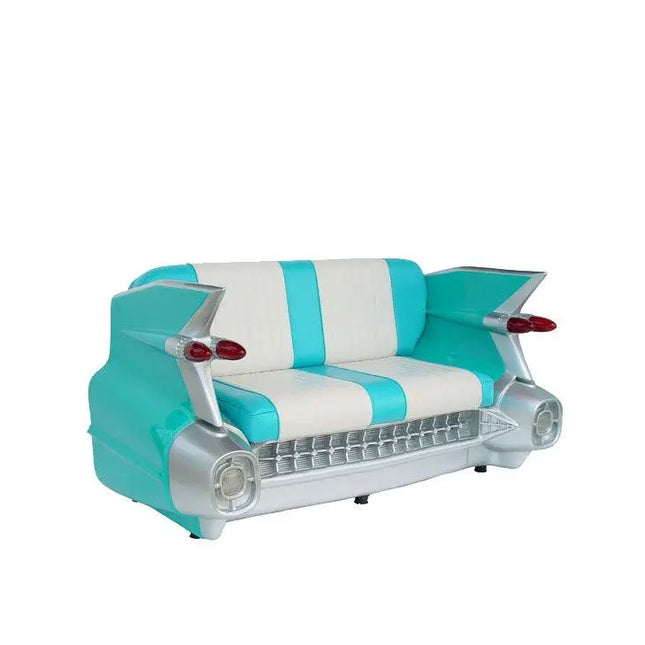 Turquoise Cadillac Car Sofa Life Size Statue LM Treasures - A