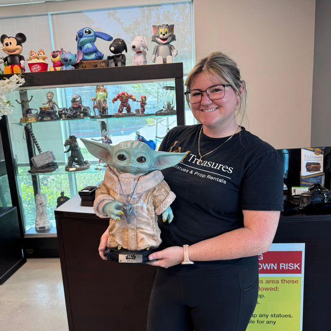 Star Wars: The Mandalorian Grogu Baby Yoda Life Size Statue Denuo Novo