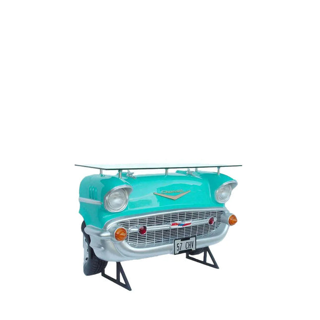 Turquoise Chevy Bar Life Size Statue LM Treasures - A