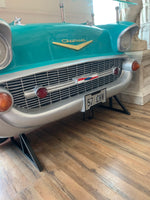 Turquoise Chevy Bar Life Size Statue - LM Treasures 