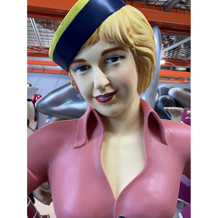 Car Hop Waitress Life Size Statue - LM Treasures 
