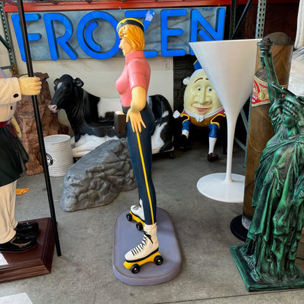 Car Hop Waitress With Menu Life Size Statue - LM Treasures 