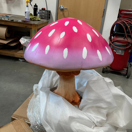 Small Purple Mushroom Over Sized Statue LM Treasures - T