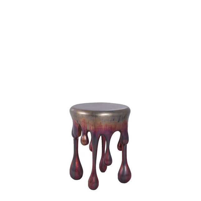 Copper Color Melting Side Table Dripping Statue LM Treasures - H