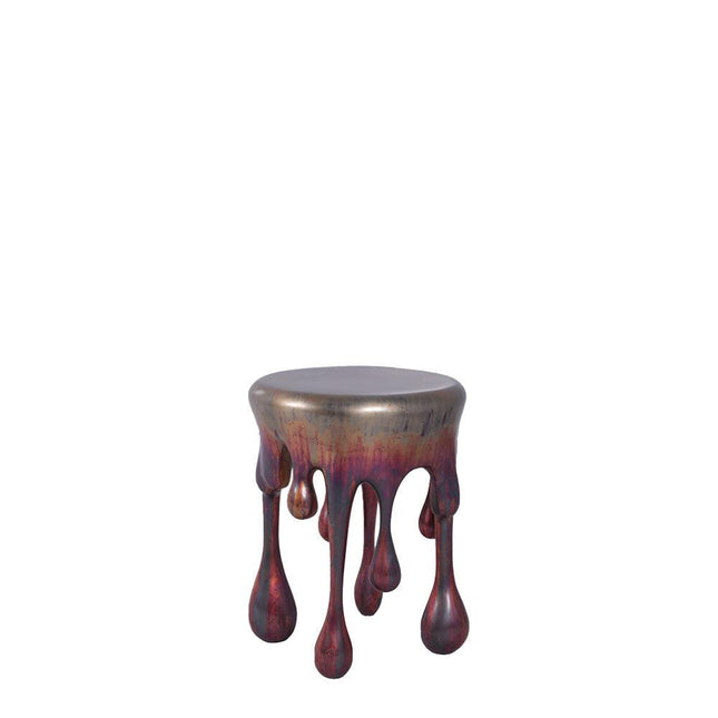 Copper Color Melting Side Table Dripping Statue - LM Treasures 