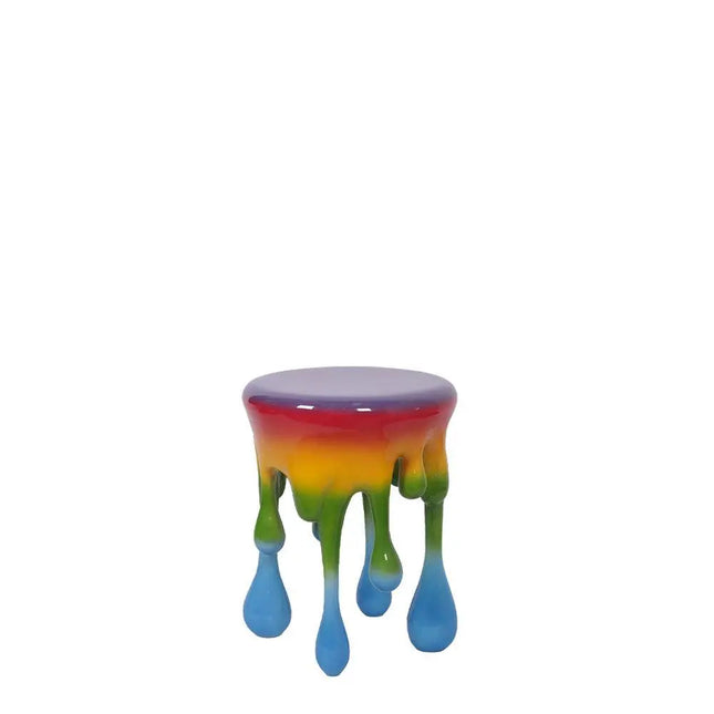 Rainbow Melting Side Table Dripping Statue LM Treasures - H