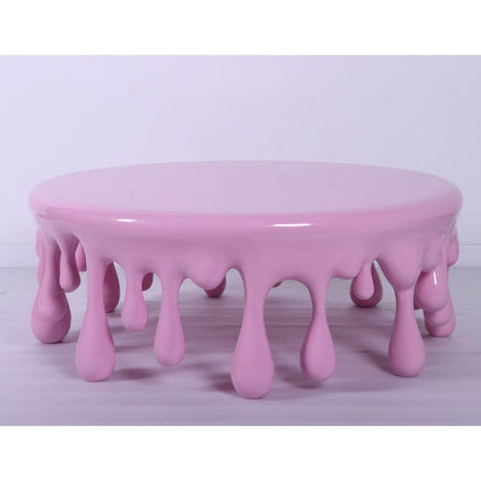 Pink Melting Table Dripping Statue - LM Treasures 