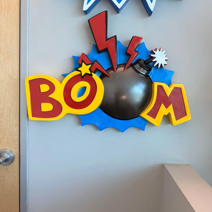 Pop Art Boom Wall Decor Statue LM Treasures - H