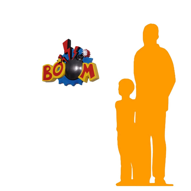 Pop Art Boom Wall Decor Statue LM Treasures - H