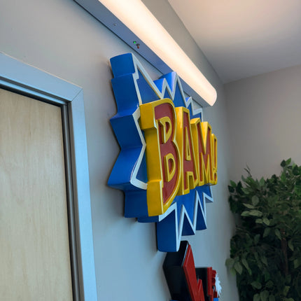Bam Comic Wall Art Decor Statue LM Treasures - H