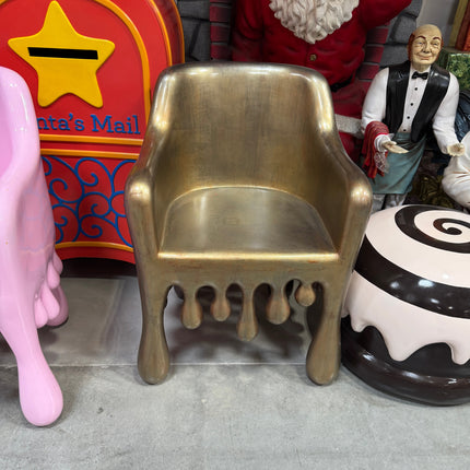 Copper Melting Chair Dripping Statue LM Treasures - H