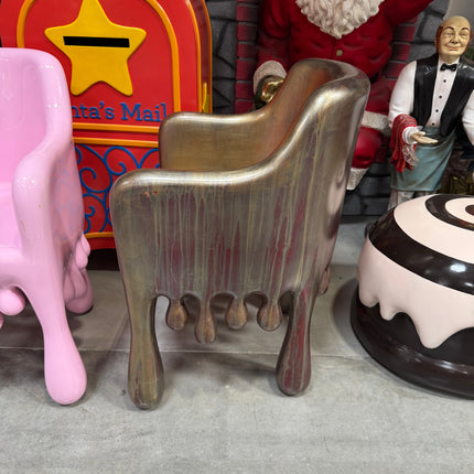 Copper Melting Chair Dripping Statue LM Treasures - H