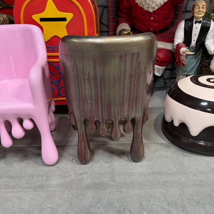 Copper Melting Chair Dripping Statue LM Treasures - H