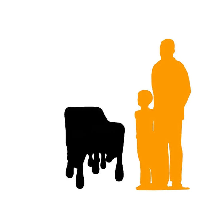 Copper Melting Chair Dripping Statue LM Treasures - H