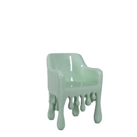 Mint Green Melting Chair Dripping Statue - LM Treasures 