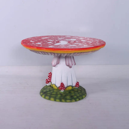 Medium Red Mushroom Table Statue