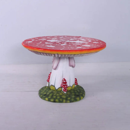 Medium Red Mushroom Table Statue