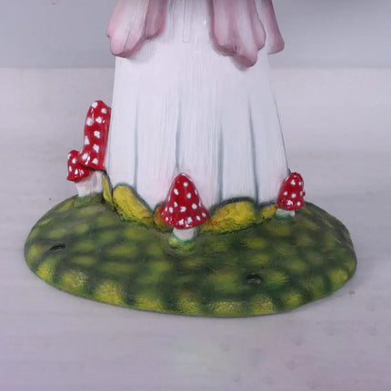 Medium Red Mushroom Table Statue