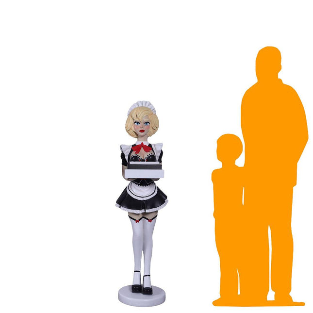 French Maid Anime Life Size Statue
