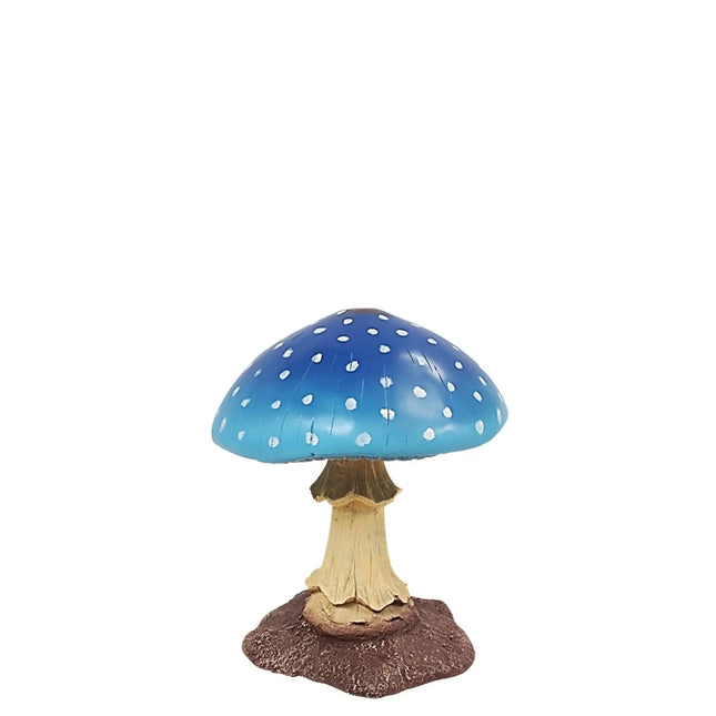 Small Blue Mushroom Over Sized Statue LM Treasures - T
