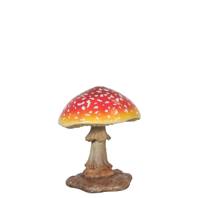 Small Red Mushroom Over Sized Statue LM Treasures - T