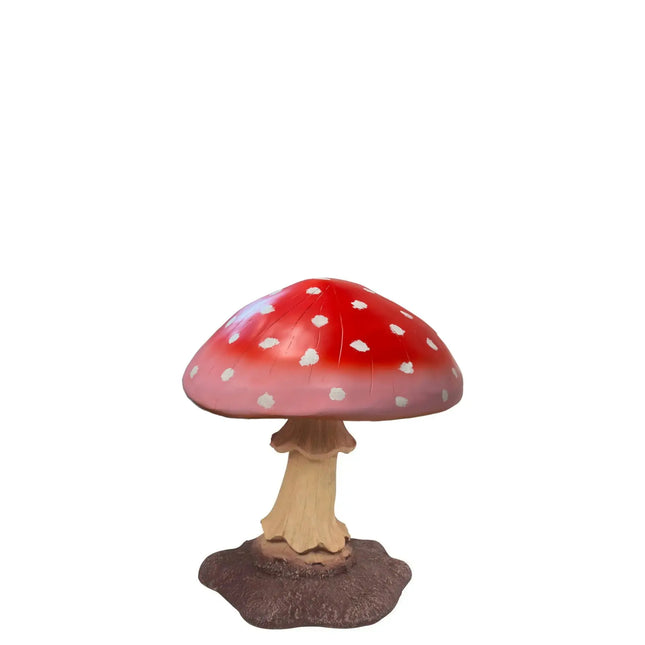 Small Pink Mushroom Over Sized Statue LM Treasures - T