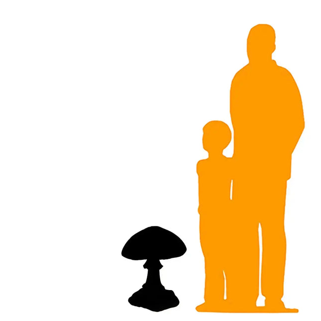 Small Yellow Mushroom Over Sized Statue LM Treasures - T