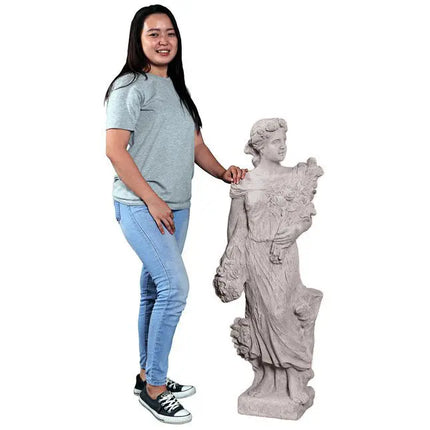 Goddess of Spring Roman Stone Finish Statue LM Treasures - H