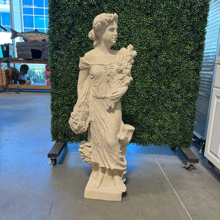 Goddess of Spring Roman Stone Finish Statue LM Treasures - H