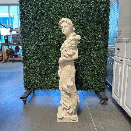 Goddess of Spring Roman Stone Finish Statue LM Treasures - H