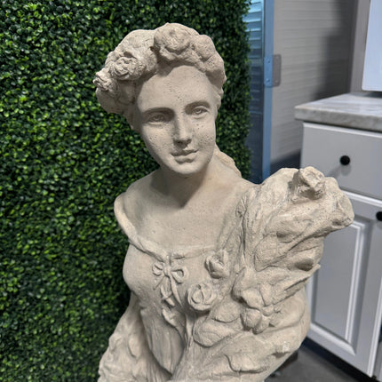 Goddess of Spring Roman Stone Finish Statue LM Treasures - H