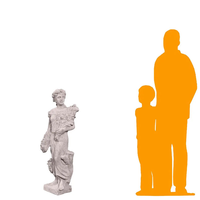 Goddess of Spring Roman Stone Finish Statue LM Treasures - H