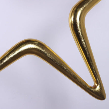 Hanging Gold Christmas Star Statue