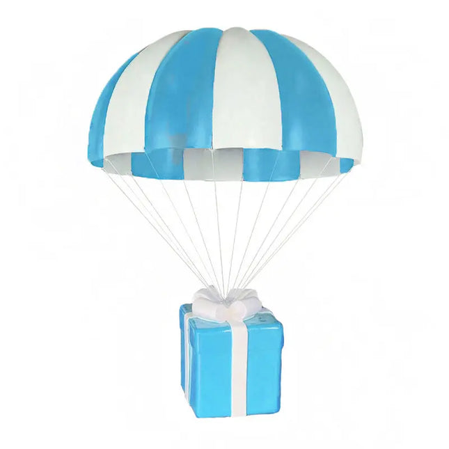 Blue Hanging Parachute Gift Life Size Statue LM Treasures - H